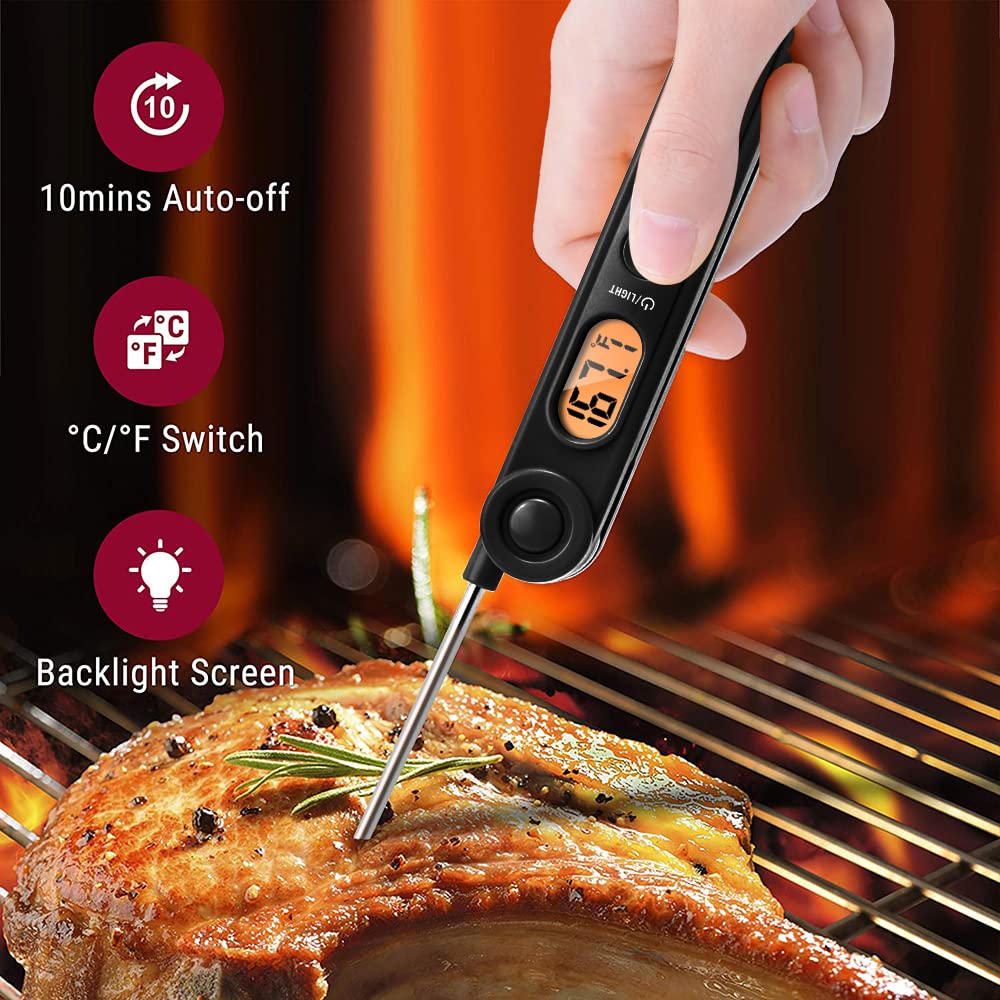 Foto 4 pulgar | Termómetro Digital Para Carne Con Indicador De Temperatura Thermopro - Venta Internacional.