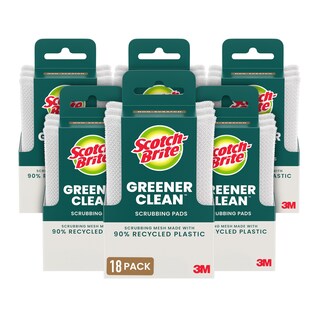 Foto 1 | Almohadillas De Fregar Scotch-brite Greener Clean Antiarañazos X3 - Venta Internacional.