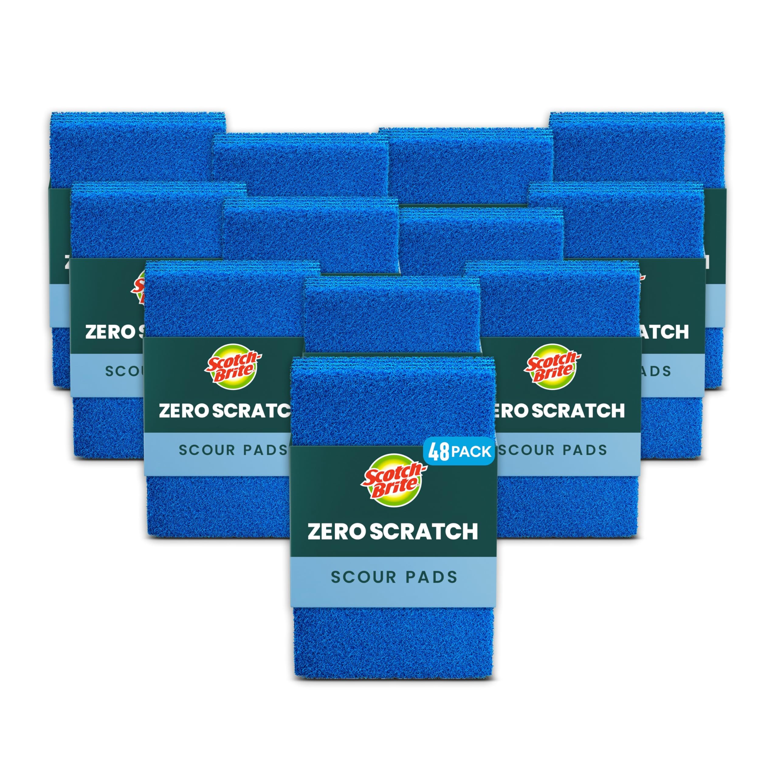 Foto 2 pulgar | Scruing Pad Scotch-brite Zero Scratch 48 Almohadillas - Venta Internacional.