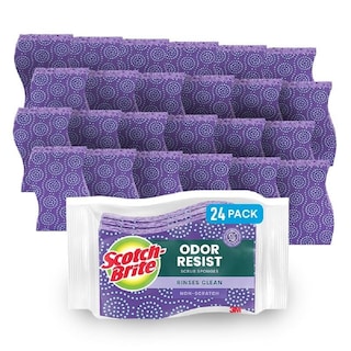 Foto 1 | Esponja Exfoliante Scotch-brite Scrub Dots Antiarañazos 24 Unidades - Venta Internacional.