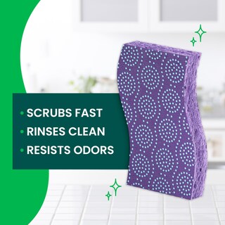 Foto 3 | Esponja Exfoliante Scotch-brite Scrub Dots Antiarañazos 24 Unidades - Venta Internacional.