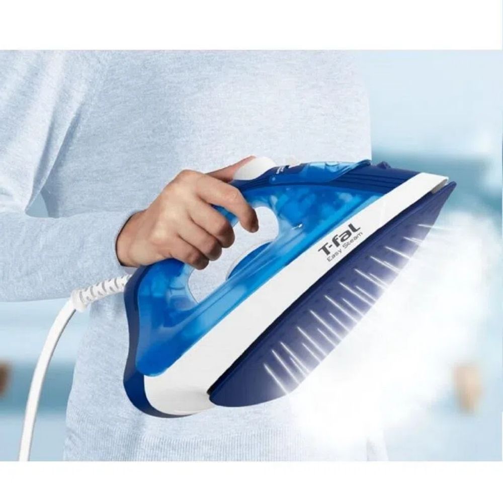 Foto 4 pulgar | Plancha T-Fal FV1941X0 color Azul Easy Steam Blue Print