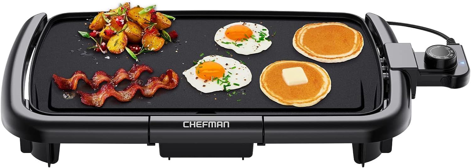 Foto 2 pulgar | Plancha Eléctrica Chefman con Control de Temperatura Extraíble - Venta Internacional