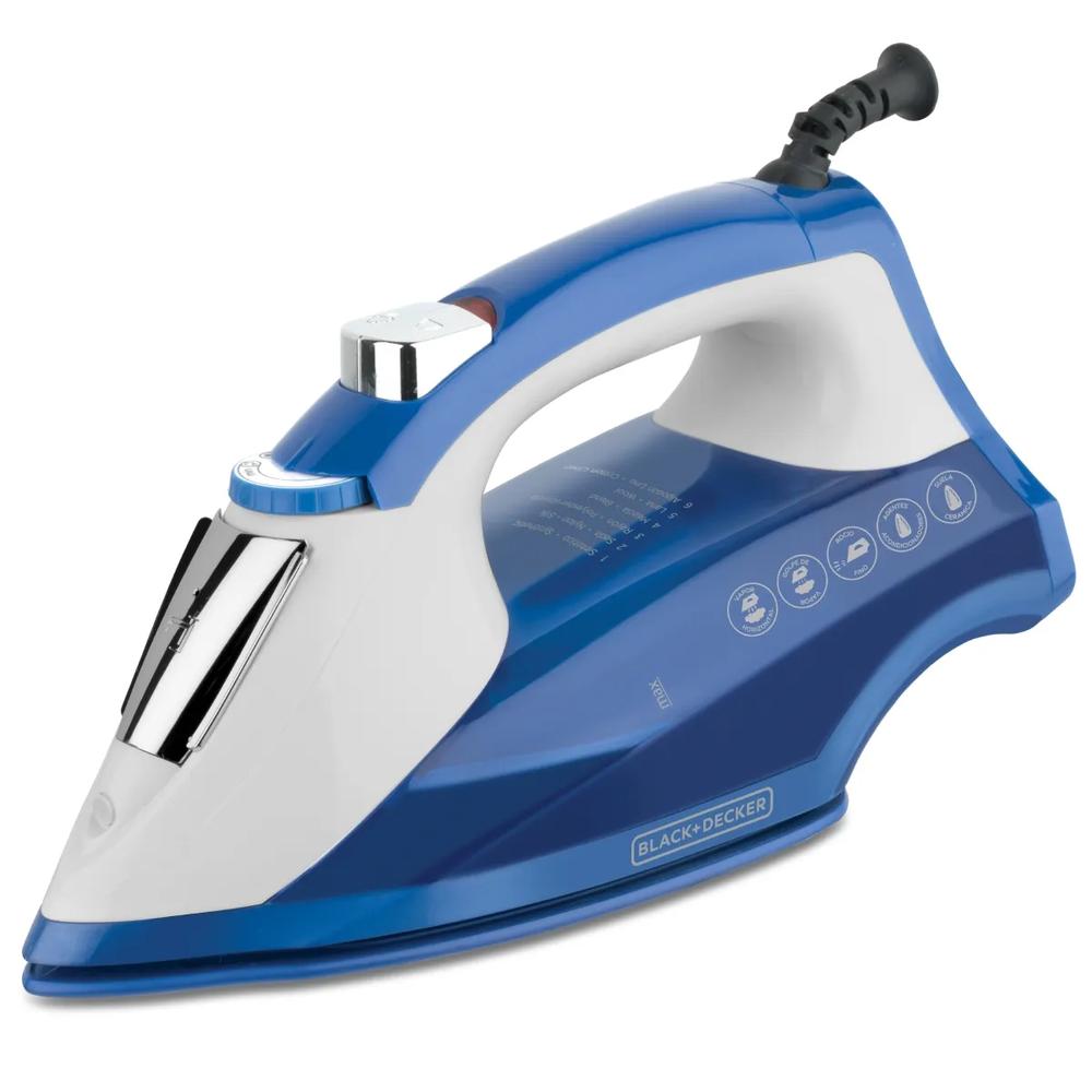 Foto 2 pulgar | Plancha Black And Decker Ir1866 Antiadherente Azul