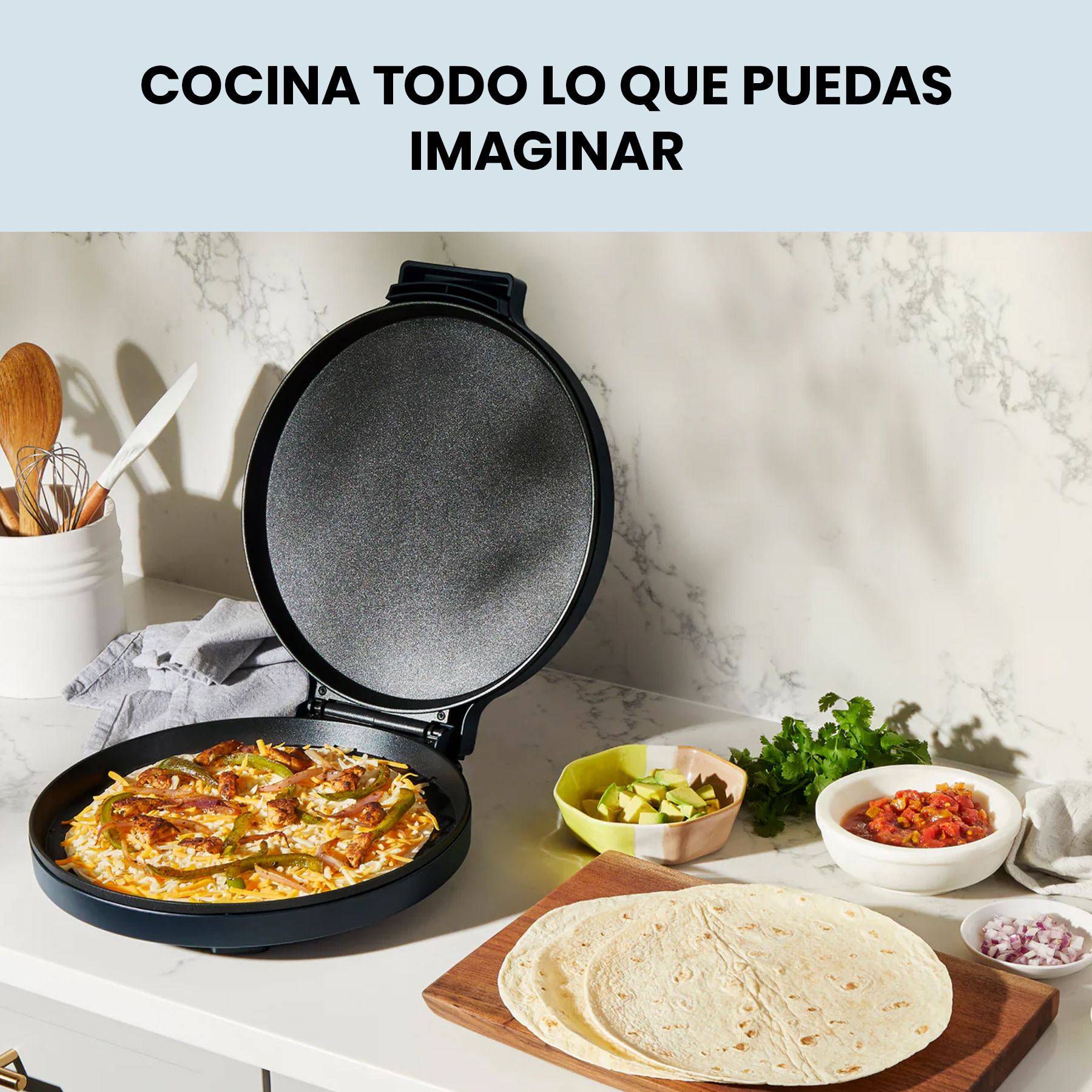 Foto 2 | Chefman - Everything Maker & Horno De Pizza Color Negro