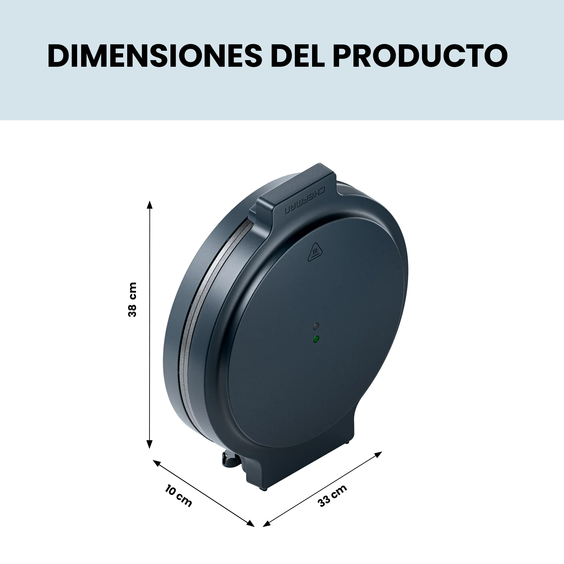 Foto 9 pulgar | Chefman - Everything Maker & Horno De Pizza Color Negro