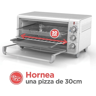 Foto 3 | Horno Black+Decker To3265 Fríe Y Hornea Extra Ancho color Plata