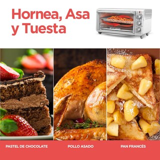 Foto 7 | Horno Black+Decker To3265 Fríe Y Hornea Extra Ancho color Plata