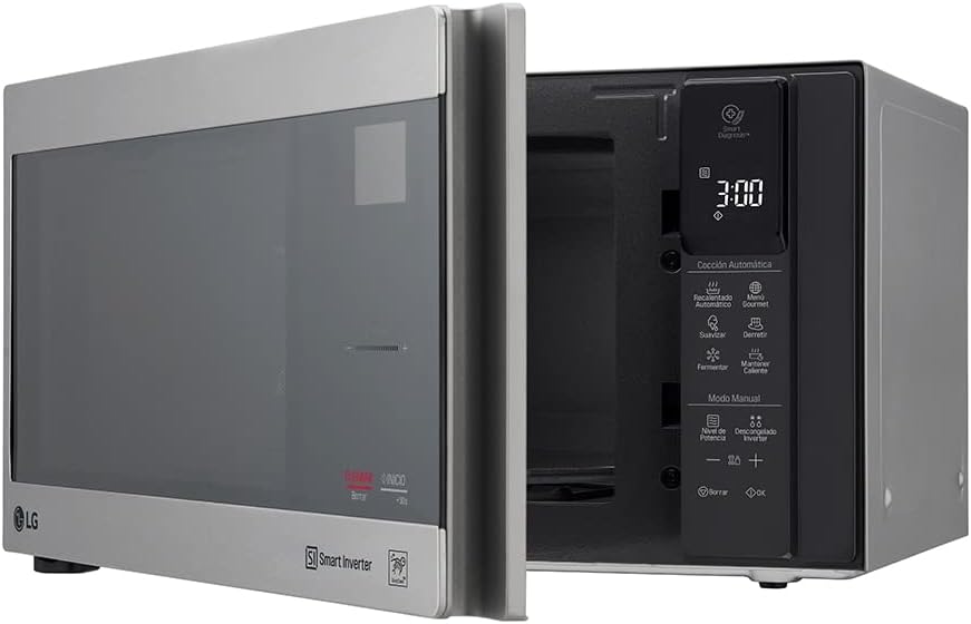 Foto 5 pulgar | Horno de Microondas LG MS1596CIR color Gris Inverter 1.5 Acero Inoxidable