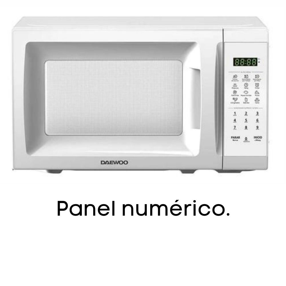 Foto 4 pulgar | Horno de Microondas Daewoo DMDP11S2BW color Blanco 1.1 Pies