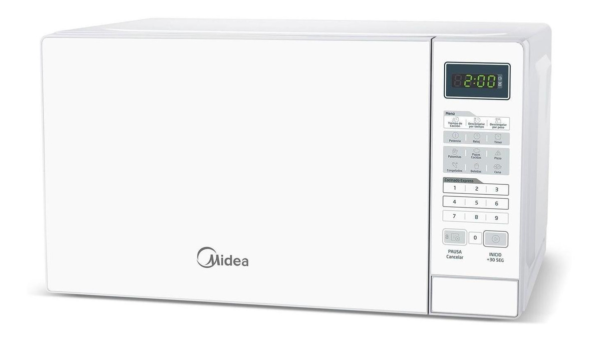 Foto 2 pulgar | Horno De Microondas Midea Gourmet Mmdr07s2ww 0.7 Pies