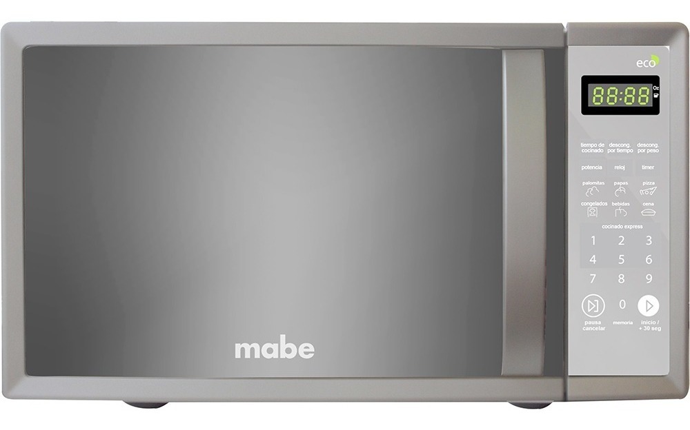 Horno De Microondas 0.7 Cu.ft Nuevo Silver Mabe - Hmm70sej