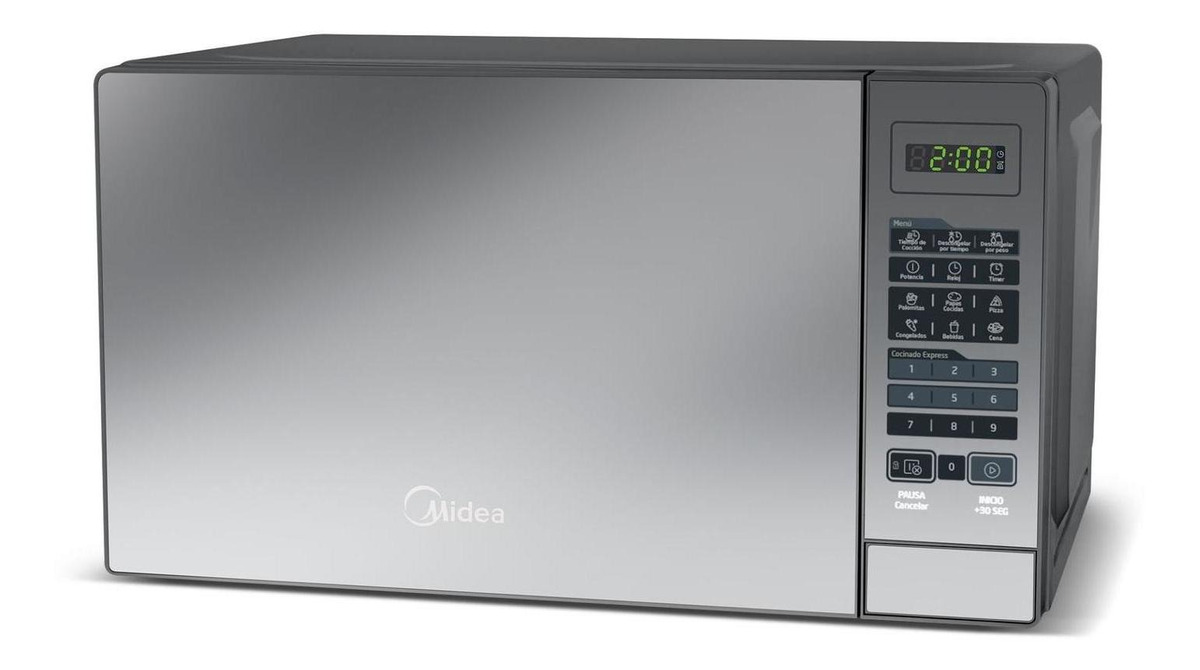 Horno Microondas Midea Gourmet Mmdr07s2mg 0.7 Pies Espejo