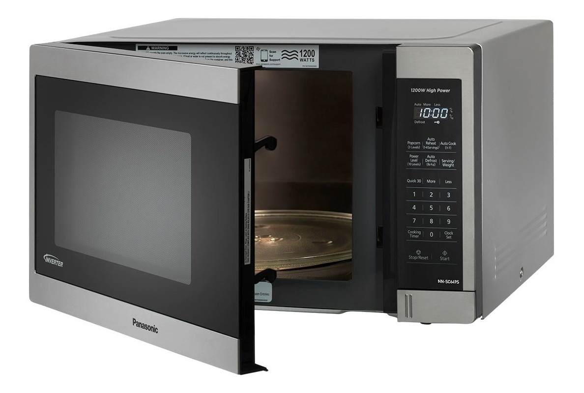 Horno De Microondas Convencional Panasonic Nn-sc649srbh