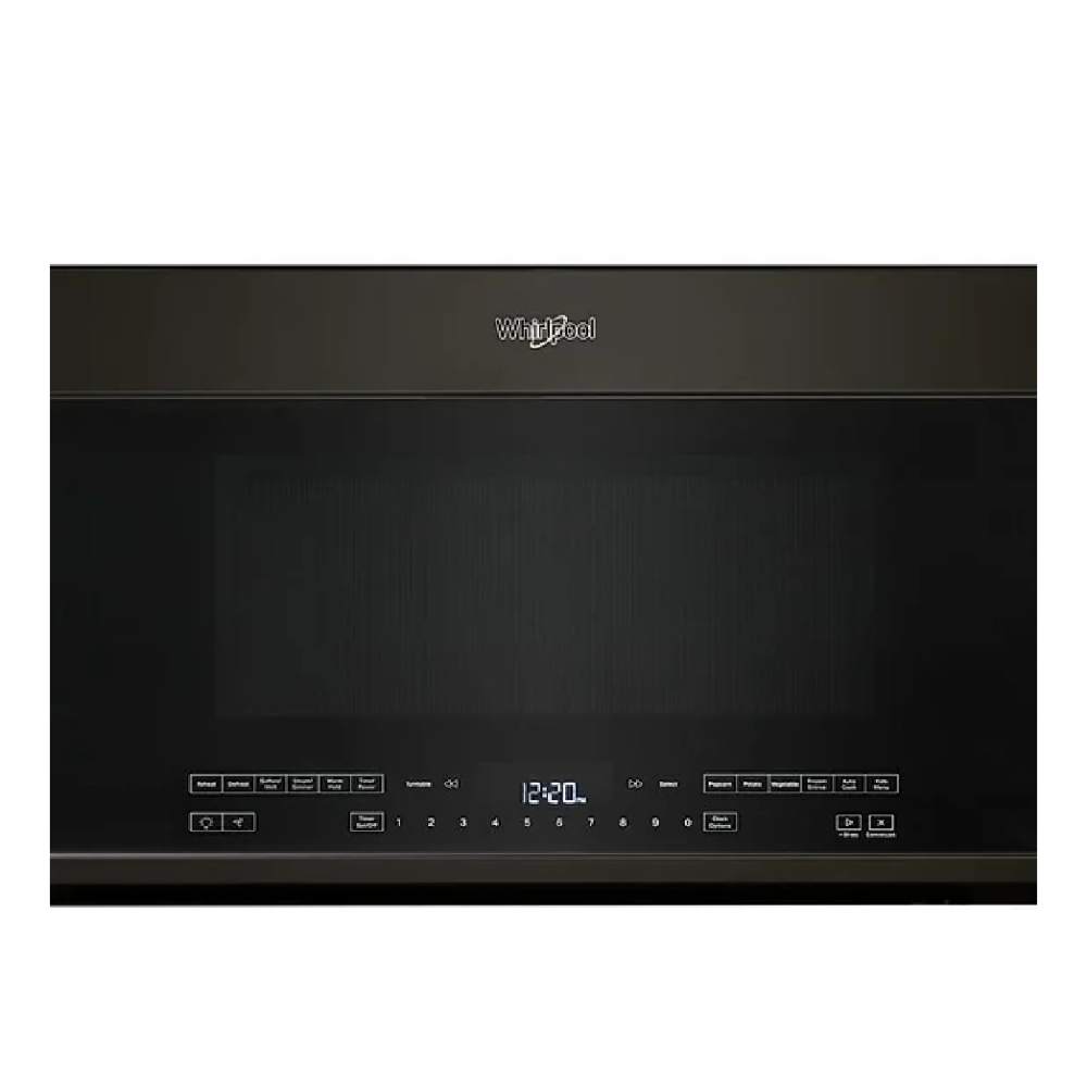 Microcampana Whirlpool color Negro Wmh54521jv 76 Cm (30) 2.1 P³ Acero inox Antihuella