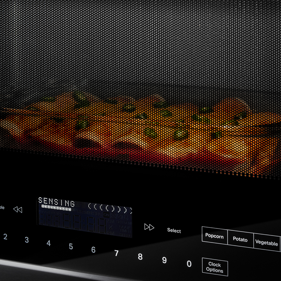 Foto 2 | Microcampana Whirlpool color Negro Wmh54521jv 76 Cm (30) 2.1 P³ Acero inox Antihuella