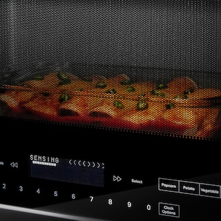 Foto 2 | Microcampana Whirlpool color Negro Wmh54521jv 76 Cm (30) 2.1 P³ Acero inox Antihuella