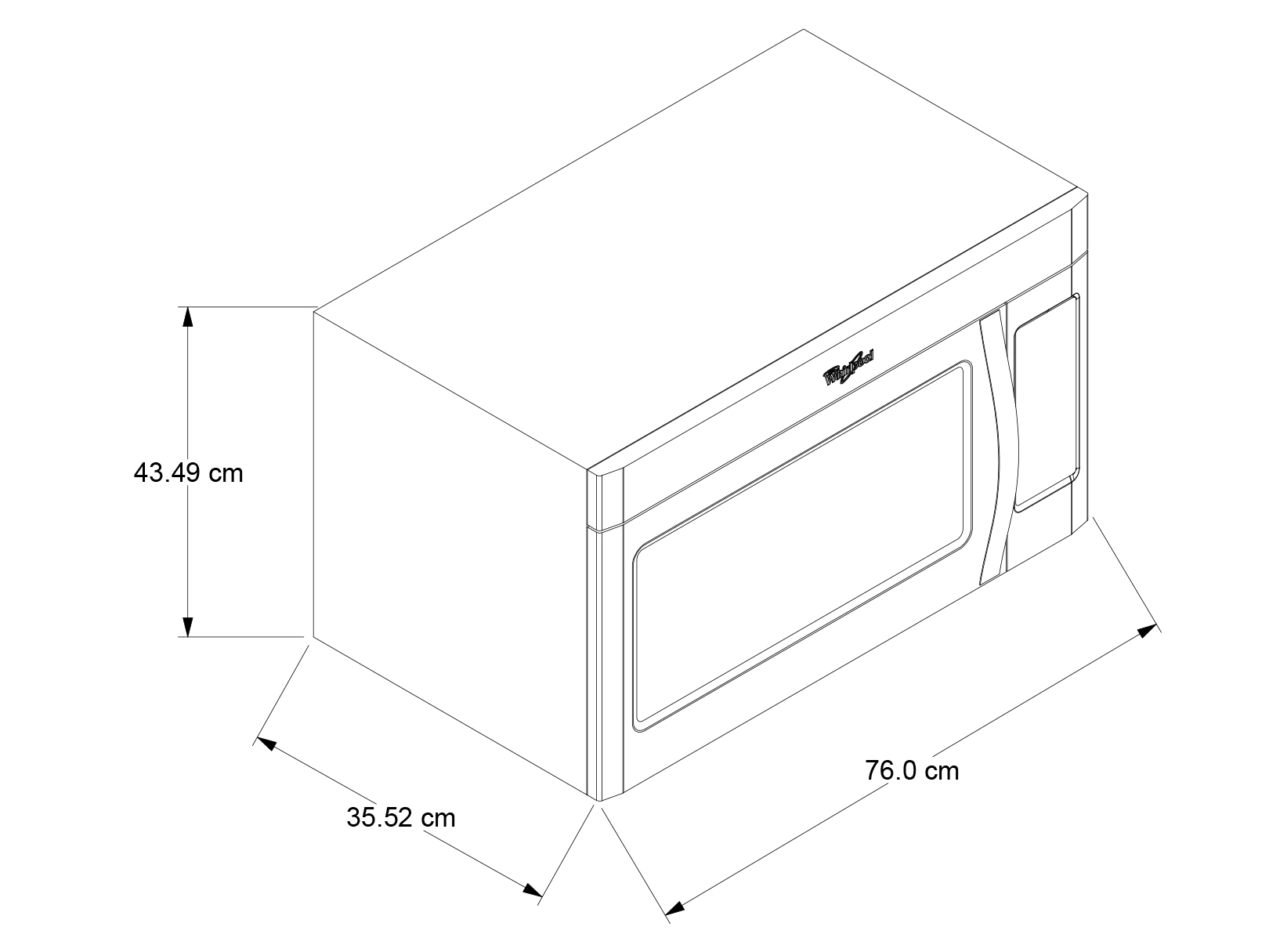 Foto 7 | Microcampana Whirlpool Wmh31017hz 76 Cm (30'''') Capacidad 1.7 P³ Acero Inox