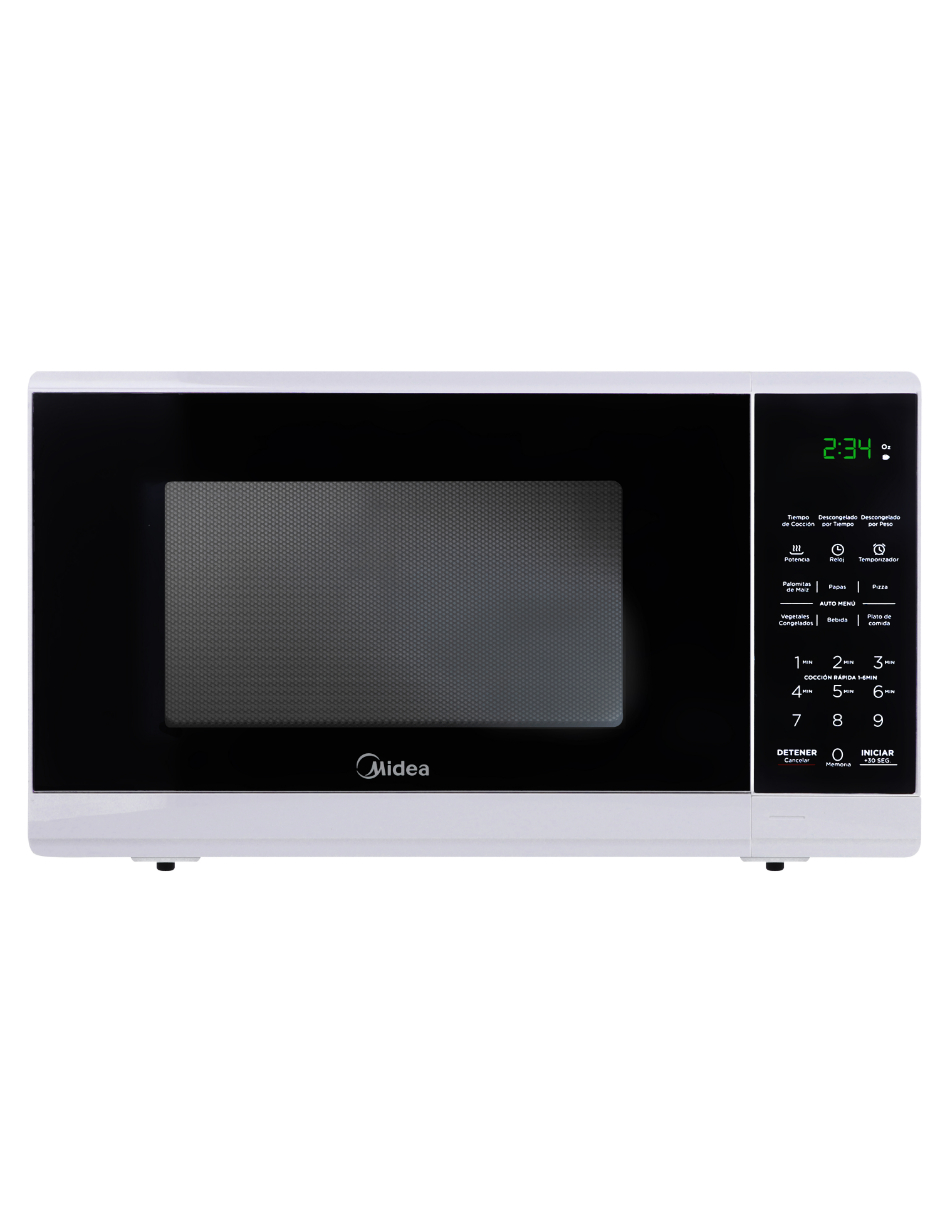 Horno De Microondas Midea 0.7 Pies Cúbicos / 20 L color Negro