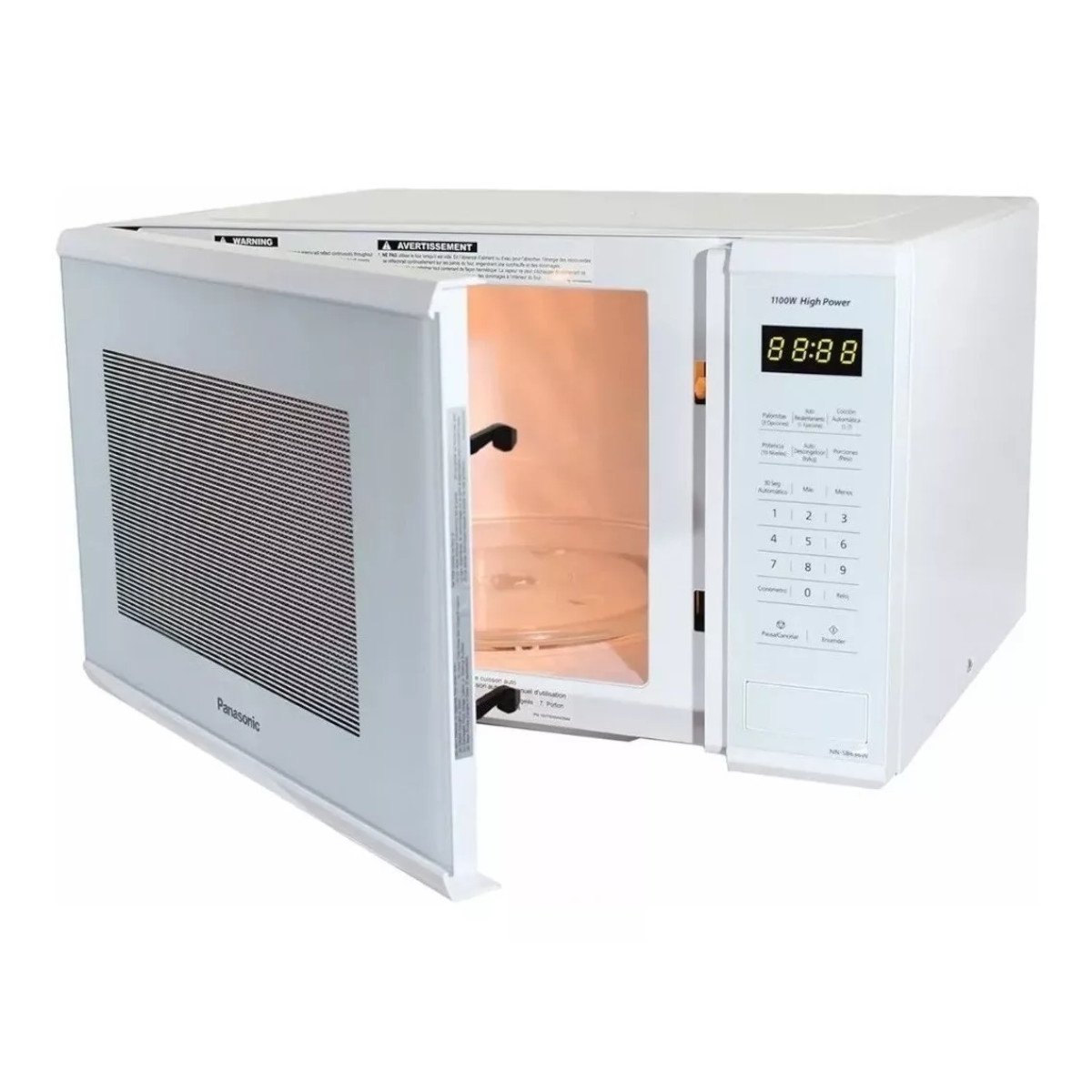 Foto 2 | Microondas Panasonic NN-SB636WRUH color Blanco 36 L