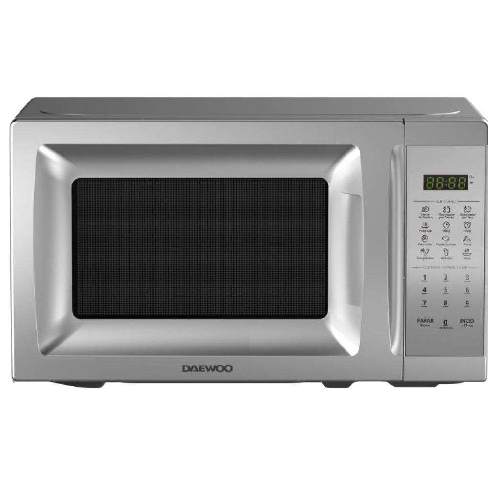 Horno de Microondas Daewoo DMDP07S2CB color Girs 0.7 Pies