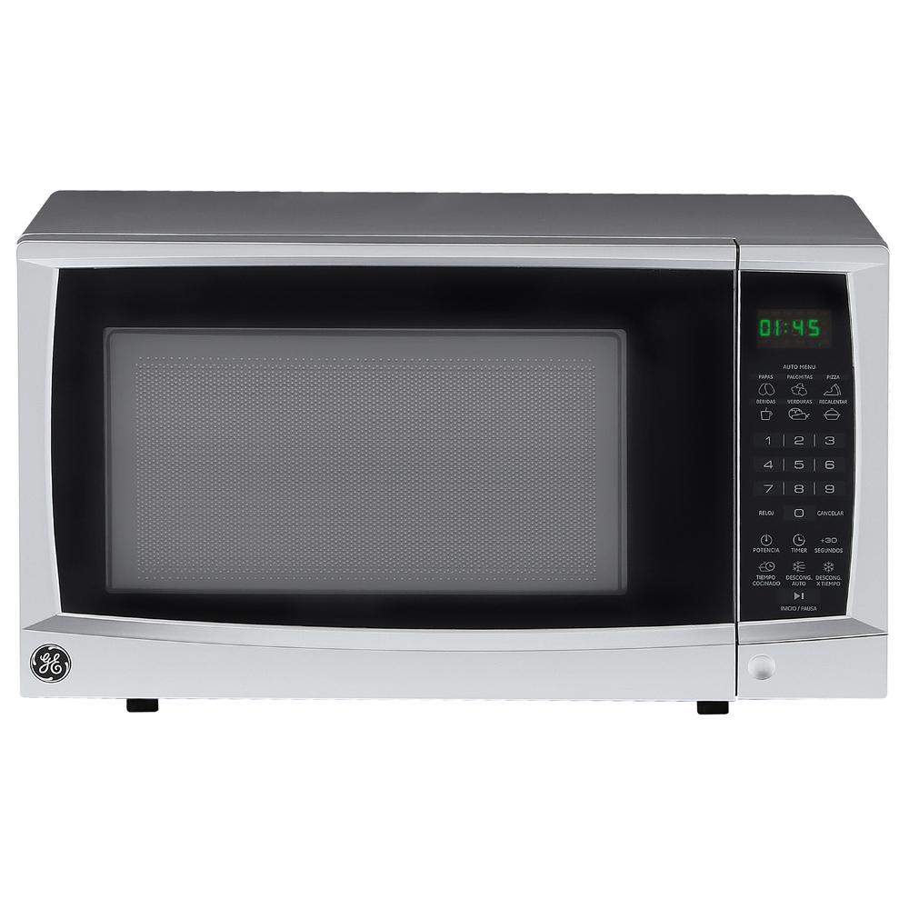 Horno de Microondas GE JES70SE color Plata 0.7 Pies