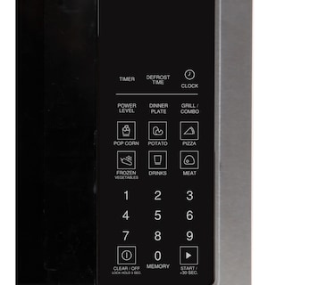 Foto 4 | Horno Microondas General Electric GE_PEB16.BON color Gris con Grill 1.6p3 Apertura con Botón Acero Inoxidable