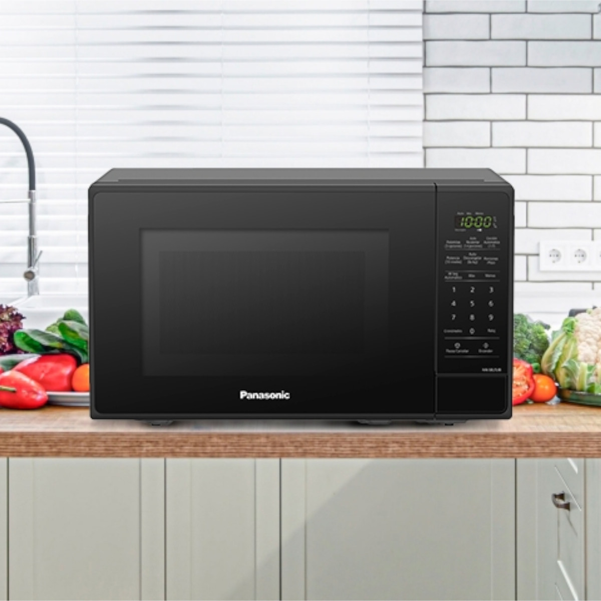 Foto 4 | Microondas Horno Panasonic Nn-sb25jbruh 0.7 pies Negro Digital
