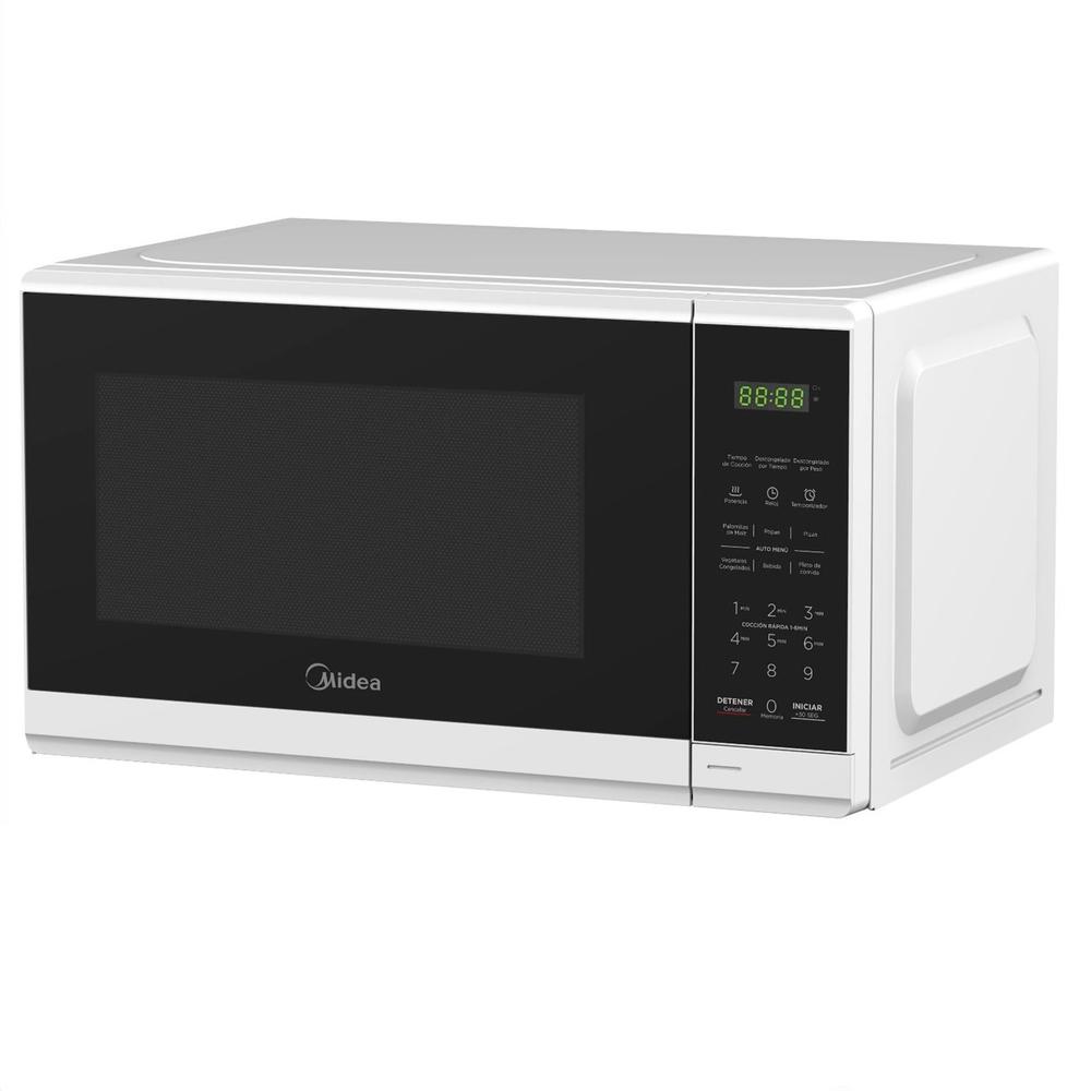 Foto 2 pulgar | Horno Microondas Midea MMDF07S2BW color Blanco 0.7 Pies 1050 W