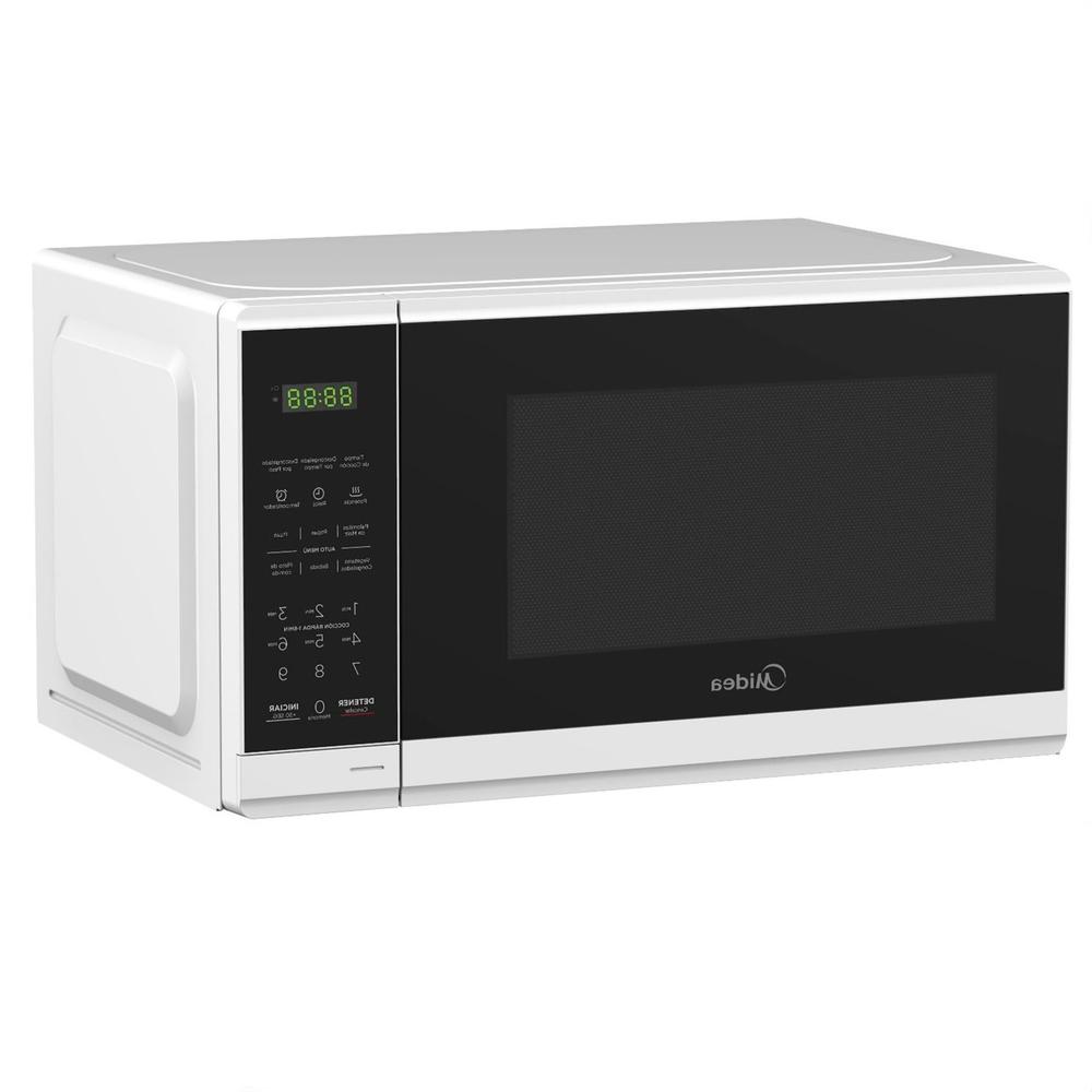 Foto 4 pulgar | Horno Microondas Midea MMDF07S2BW color Blanco 0.7 Pies 1050 W