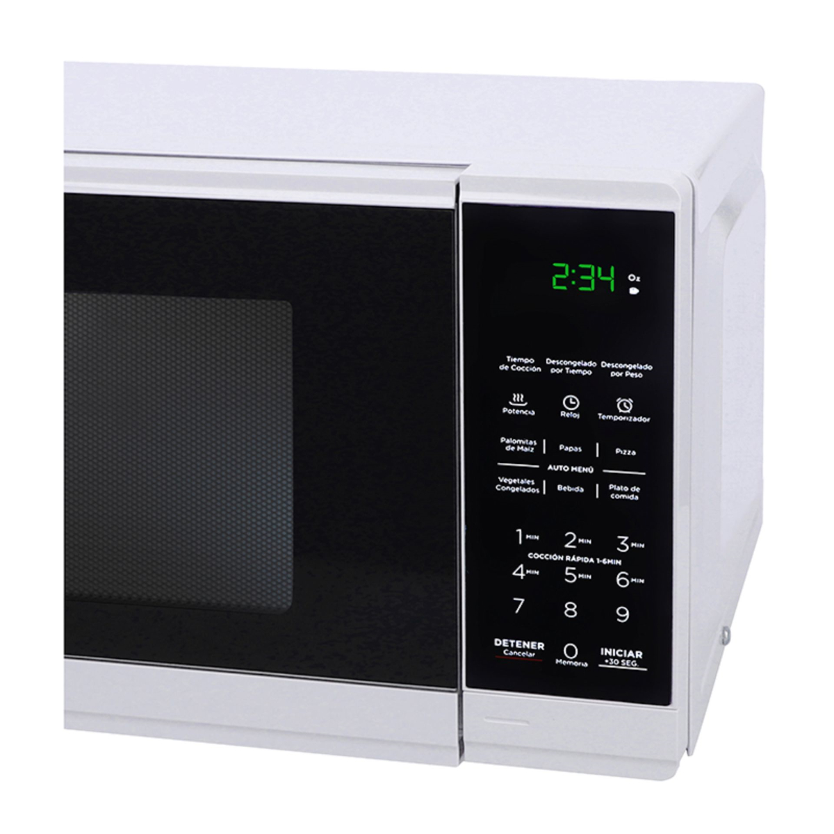 Foto 5 pulgar | Horno Microondas Midea MMDF07S2BW color Blanco 0.7 Pies 1050 W