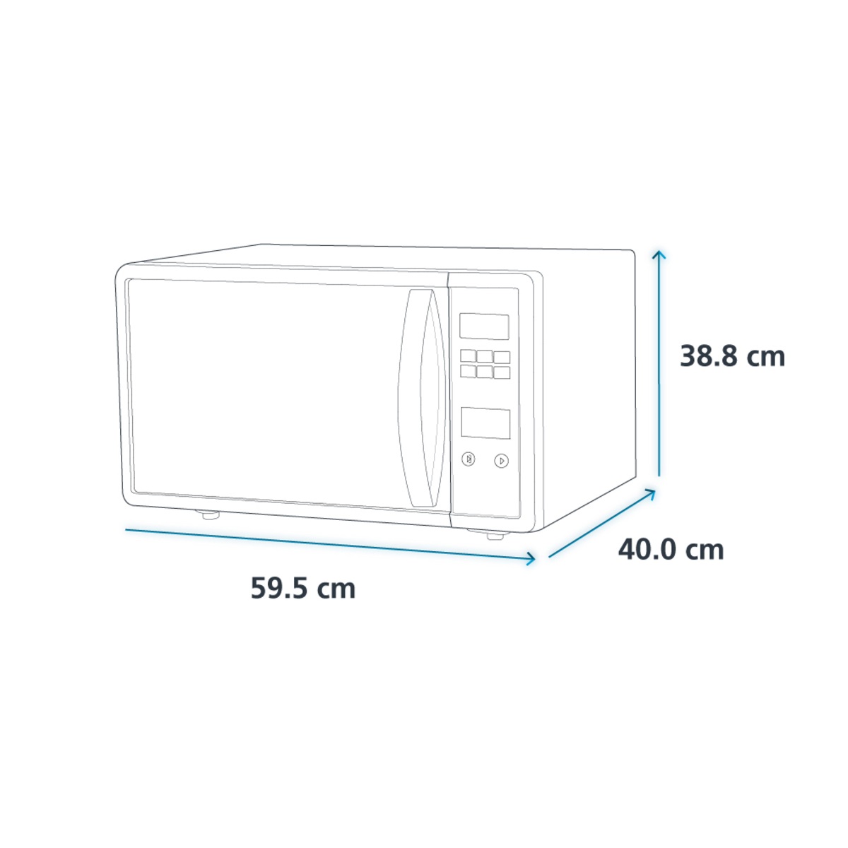 Foto 3 pulgar | Horno de Microondas Empotrable + Grill Io Mabe Io110mdi 60 cm