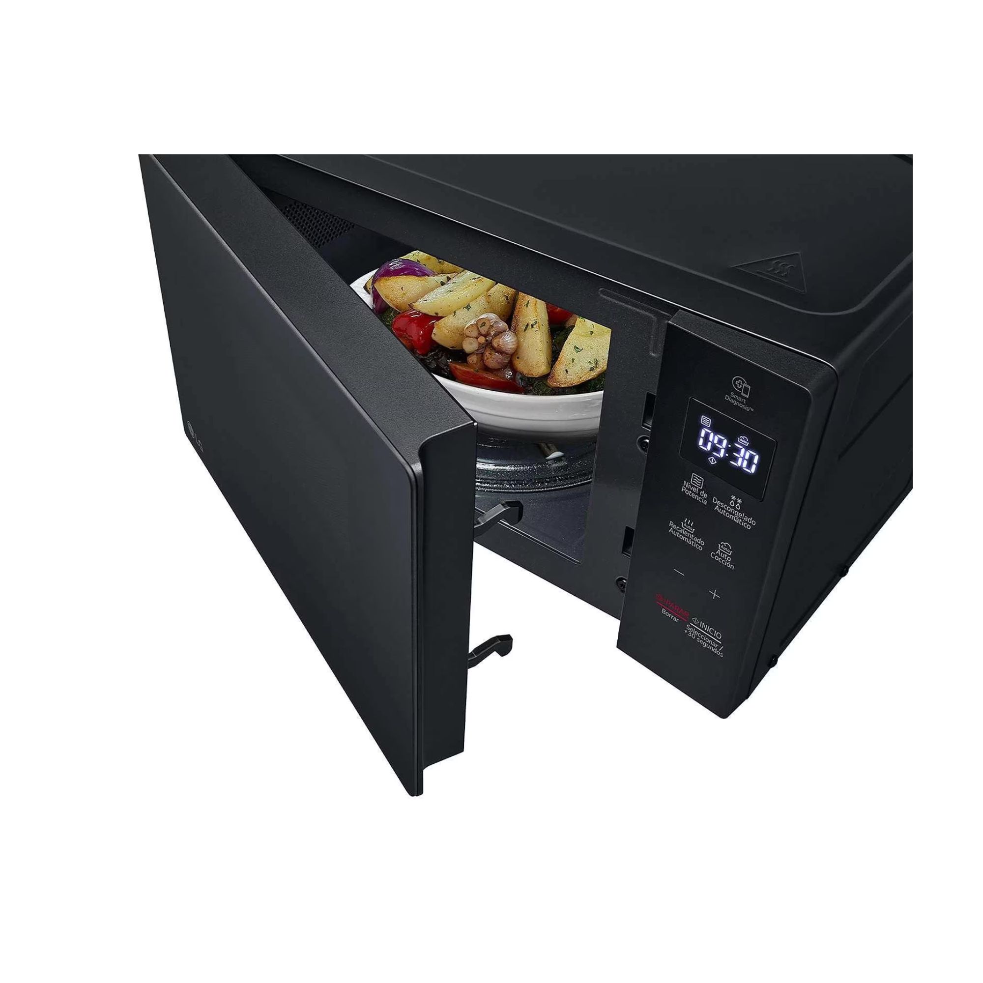 Foto 5 | Horno de Microondas Lg  Ms2032gas color Negro 0.7 Pies