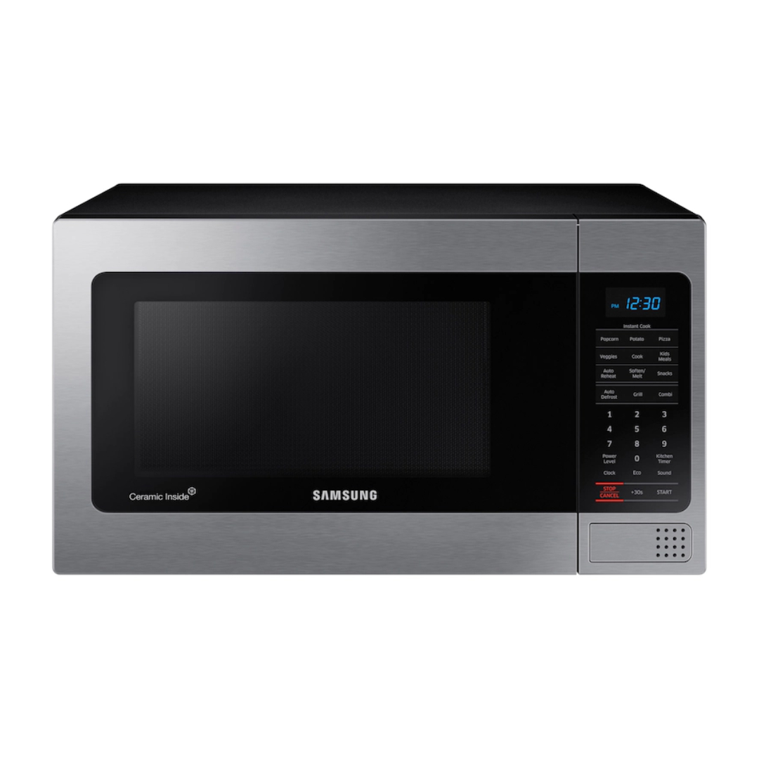 Microondas Samsung MG11H2020CT Negro 1.1 Cu con Acabado Espejo