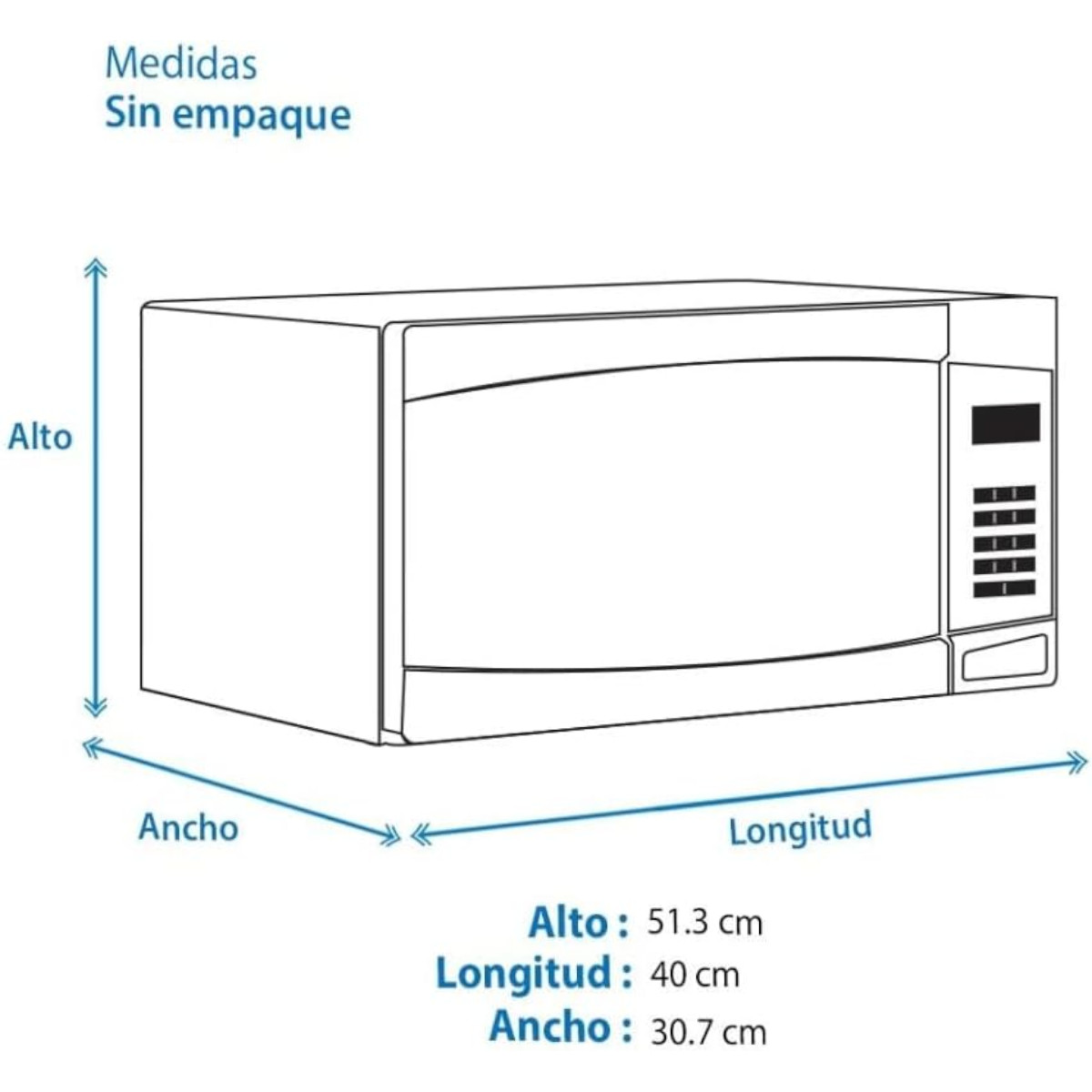 Foto 5 pulgar | Horno de Microondas Panasonic 1.1 Pies Cubicos 1000 w