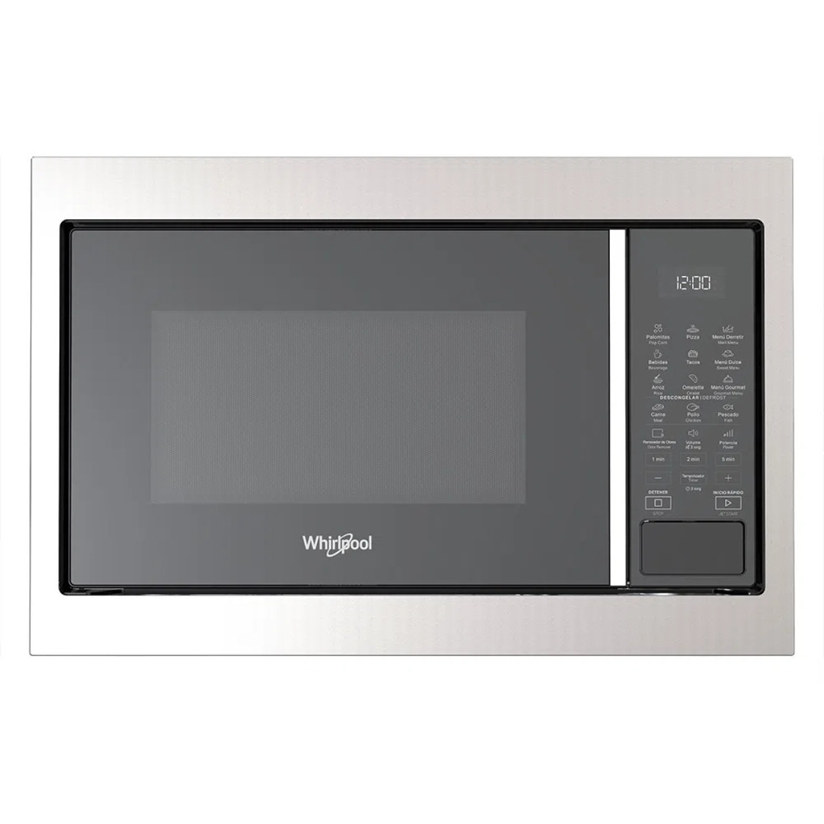 Microondas Whirlpool WM1711D Acero Inoxidable y Cristal 31 L