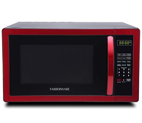 Venta Internacional- Microondas Farberware Rojo $3,745