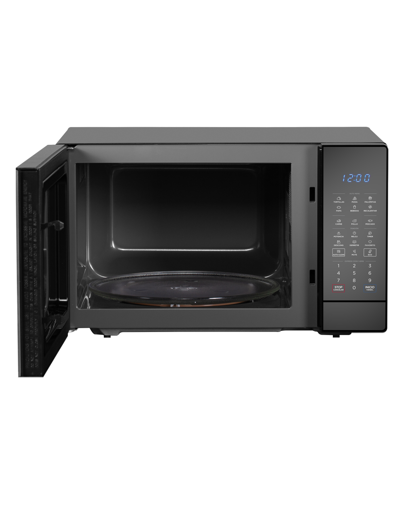 Foto 3 pulgar | Horno Microondas Midea 1.4 Pies Cúbicos 40l Smarteco Negro Puerta Espejo