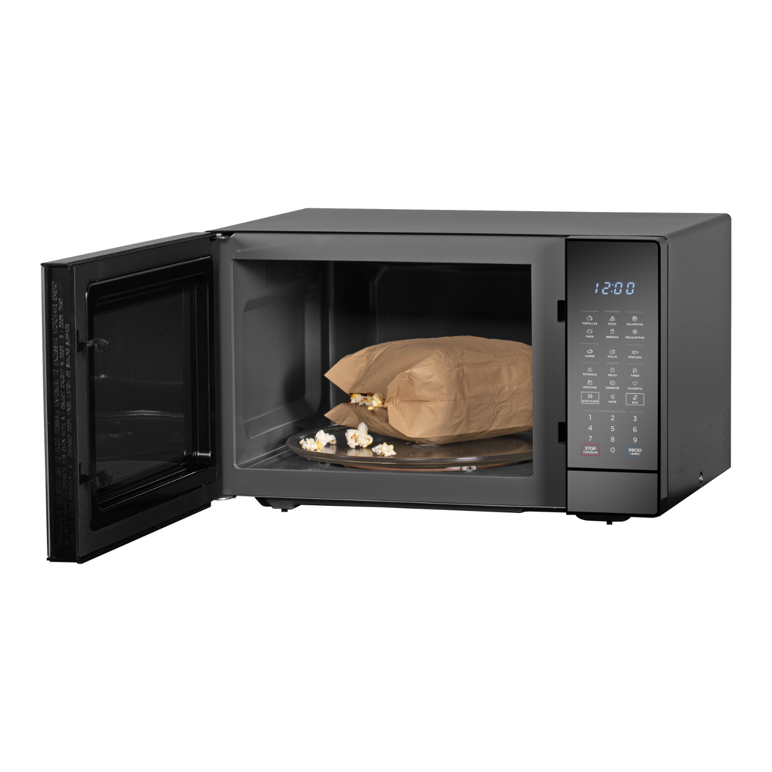 Foto 7 | Horno Microondas Midea 1.4 Pies Cúbicos 40l Smarteco Negro Puerta Espejo