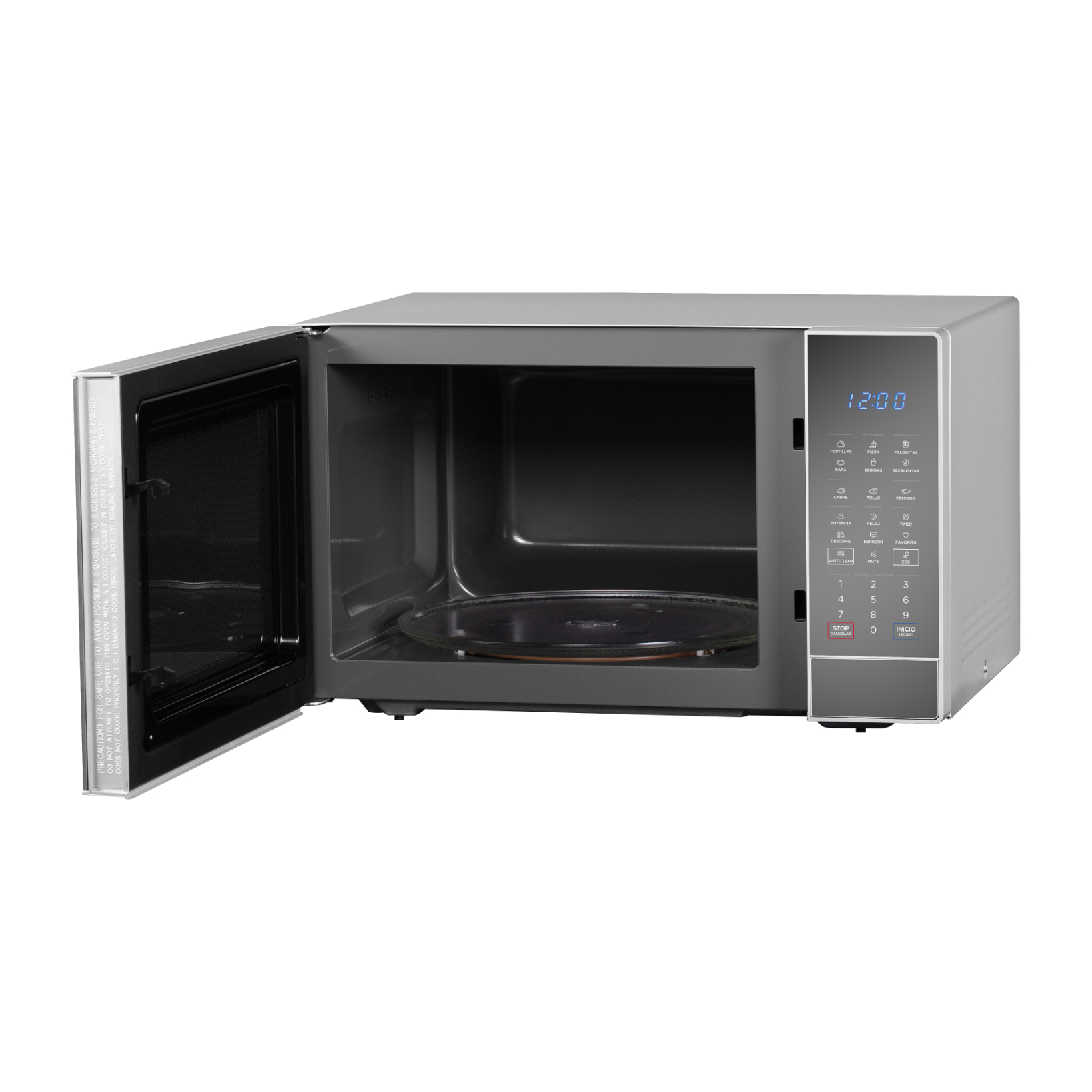 Foto 4 | Horno De Microondas Midea 1.4 Pies Cúbicos 40l Smarteco Silver Puerta Espejo