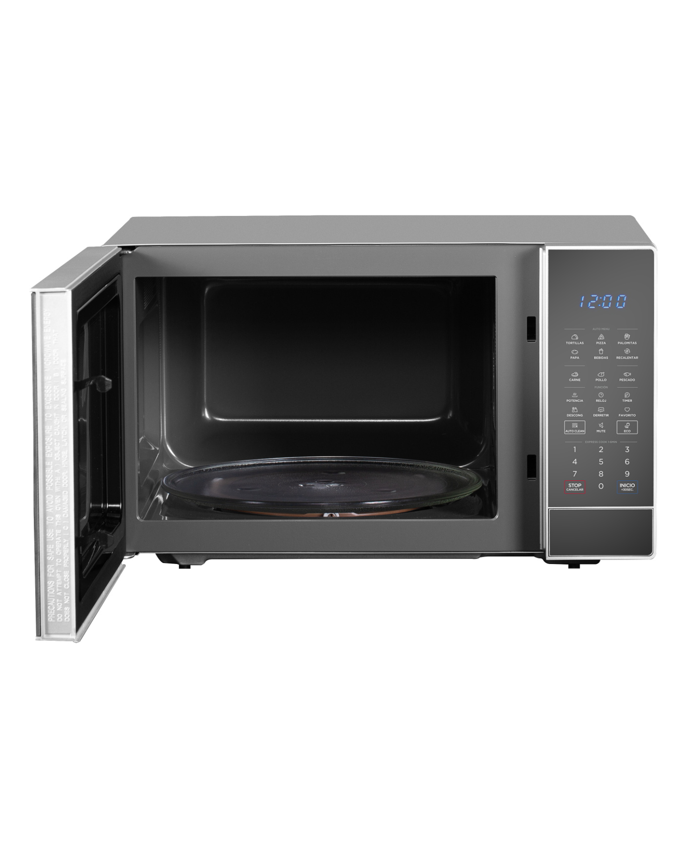 Foto 5 | Horno De Microondas Midea 1.4 Pies Cúbicos 40l Smarteco Silver Puerta Espejo