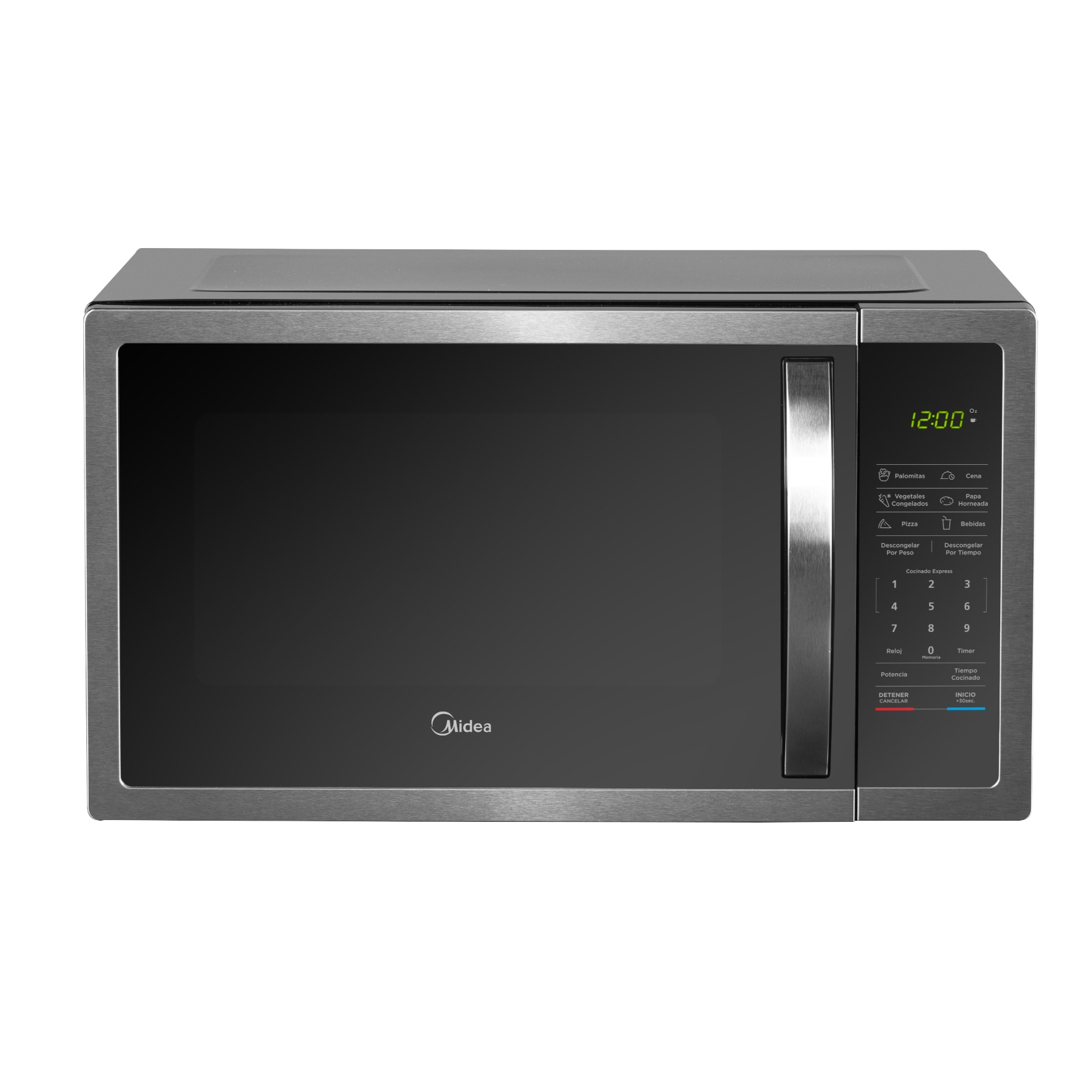 Horno de Microondas Midea 1.6 Pies Cúbicos 45L Acero Inoxidable Puerta Espejo $3,199