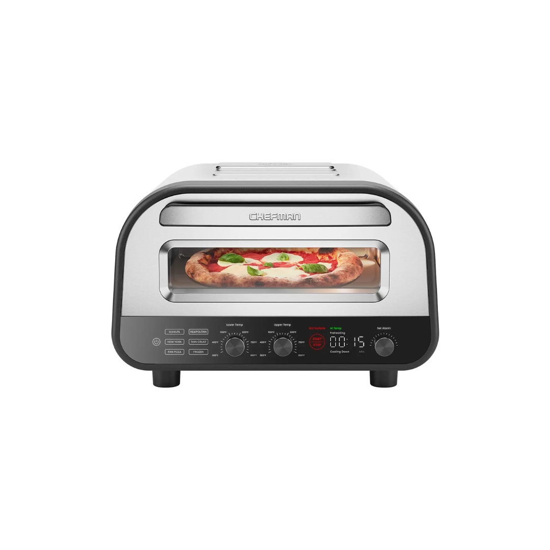 Horno Chefman de Acero Inoxidable para Pizza