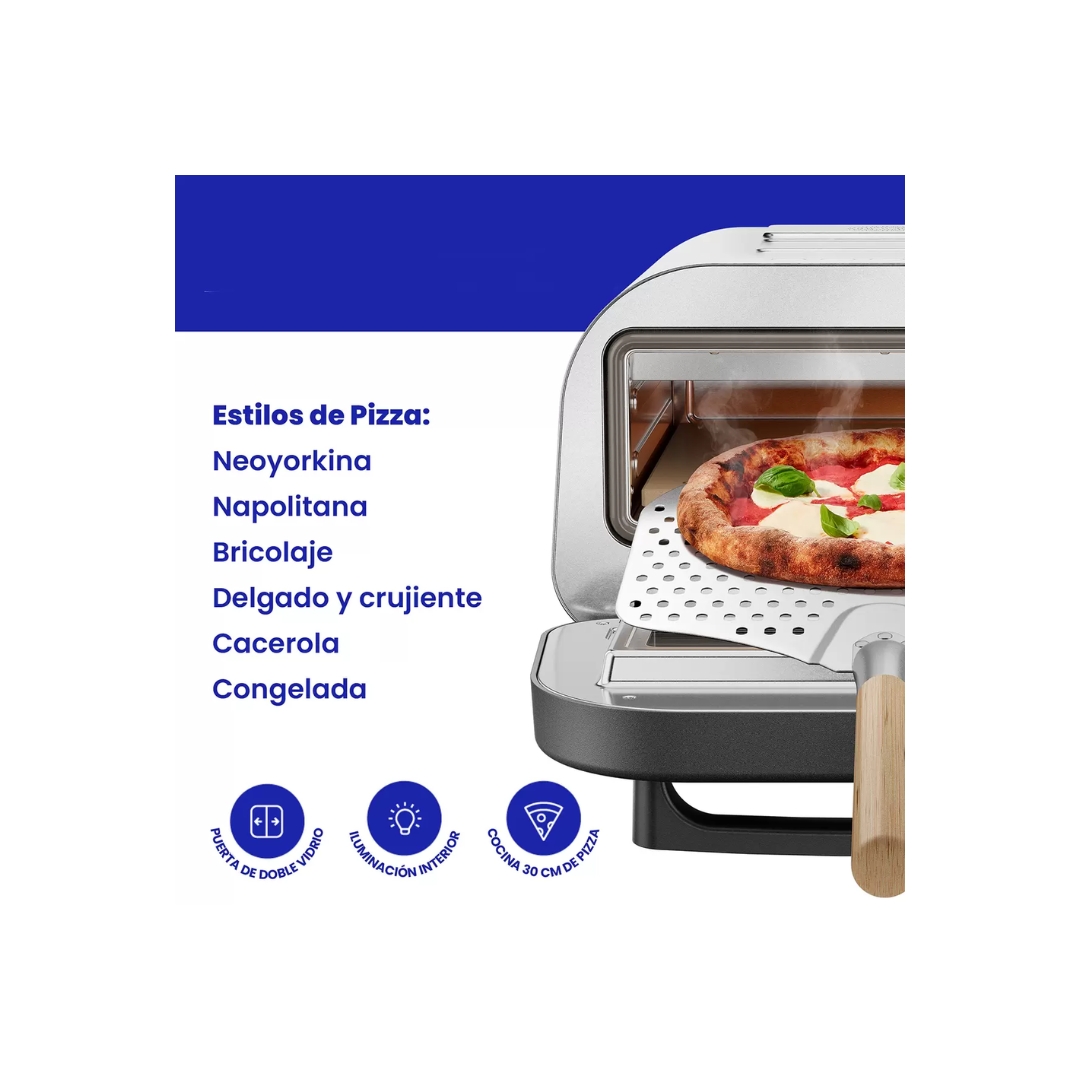 Foto 7 pulgar | Horno Chefman de Acero Inoxidable para Pizza