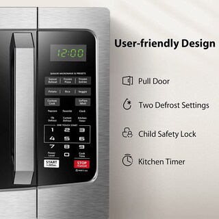 Foto 5 | Horno Microondas Toshiba Em131a5c-ss 1.2 Pies Cúbicos 1100w Plateado - Venta Internacional