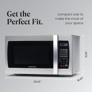 Foto 4 | Microondas Farberware 1000W, 1.3 pies cúbicos con luz LED - Venta Internacional