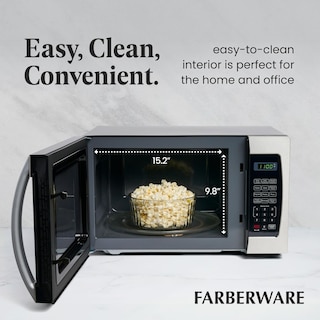 Foto 5 | Microondas Farberware 1000W, 1.3 pies cúbicos con luz LED - Venta Internacional