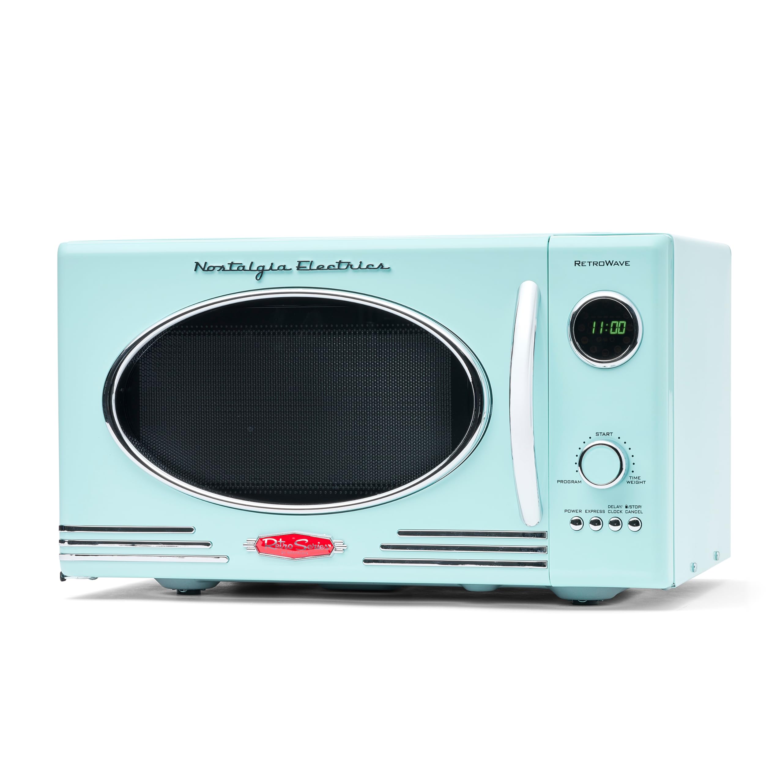 Horno Microondas Nostalgia Retro 0.9 Pies Cúbicos Azul - Venta Internacional