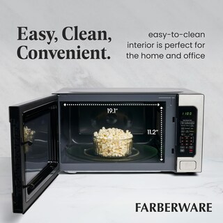 Foto 5 | Horno Microondas Farberware de 2.2 Pies Cúbicos Y 1100 W Con Sensor Inteligente - Venta Internacional