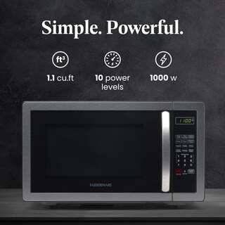 Foto 2 | Microondas Farberware de 1000 W y 1.1 pies cúbicos con luz LED - Venta Internacional